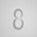 SNOC 12 INCH FLOATING ADDRESS NUMBERS 1711