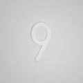 SNOC 10 INCH FLOATING ADDRESS NUMBERS 1711