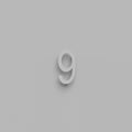 SNOC 6 INCH FLOATING ADDRESS NUMBERS [1711] 1711