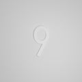 SNOC 8 INCH FLOATING ADDRESS NUMBERS 1711