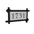 SNOC HAVANA - HORIZONTAL ADDRESS PLAQUE 1731 - DO NOT SHOW ON WEBSITE