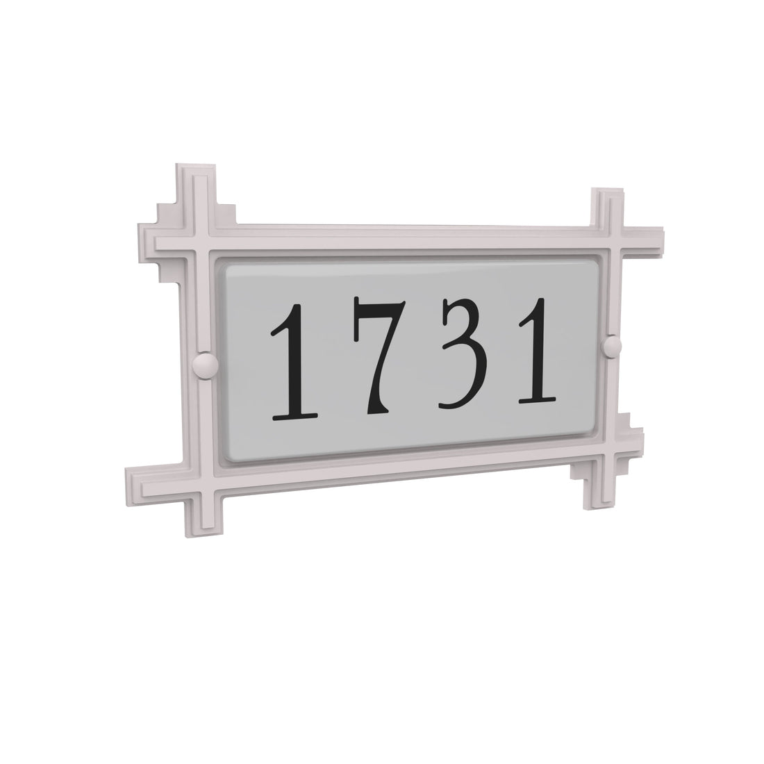 SNOC HAVANA - HORIZONTAL ADDRESS PLAQUE 1731 - DO NOT SHOW ON WEBSITE