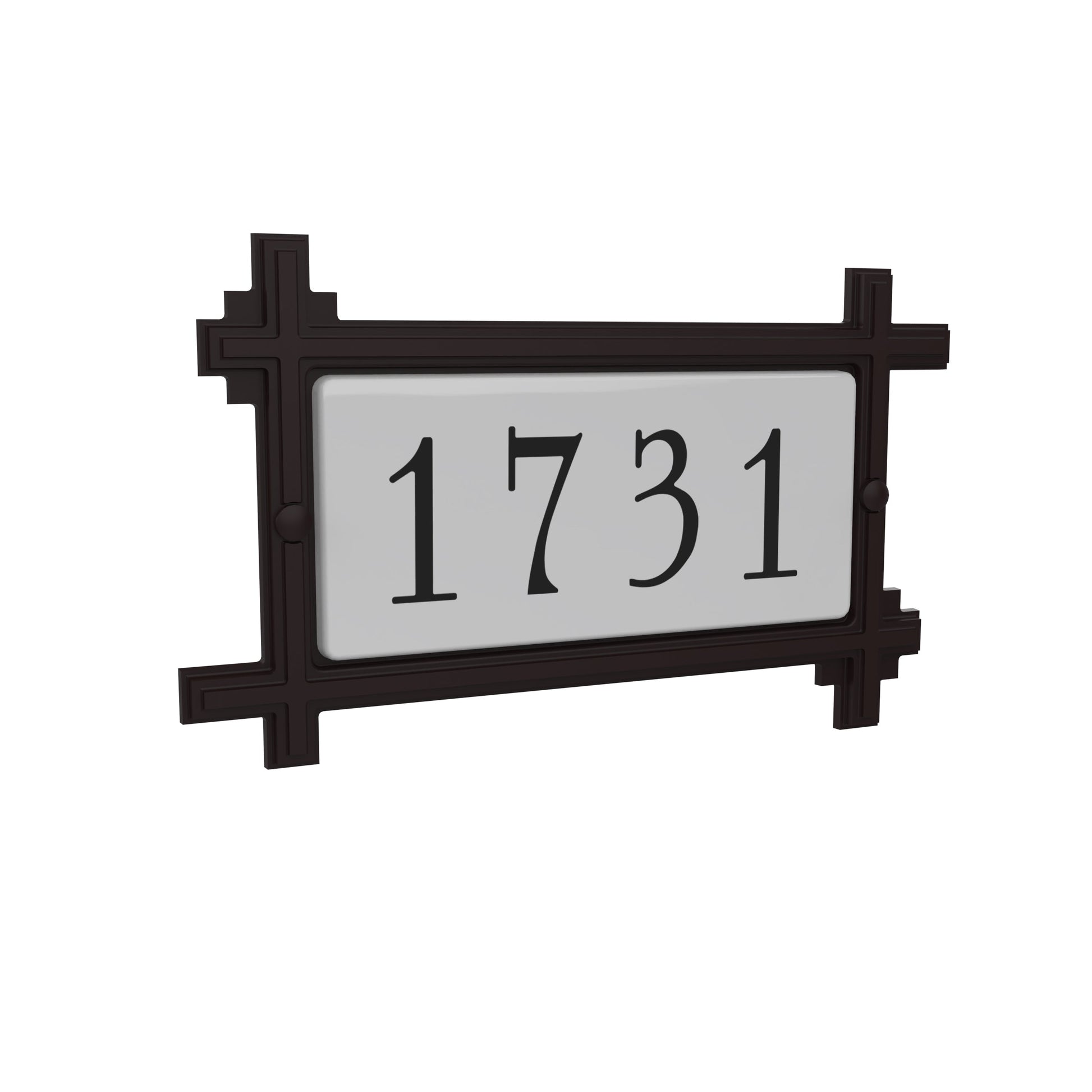 SNOC HAVANA - HORIZONTAL ADDRESS PLAQUE 1731 - DO NOT SHOW ON WEBSITE