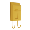 SNOC FLORENCE - VERTICAL MAILBOX WITH HOOKS 1795 - DO NOT SHOW ON WEBSITE