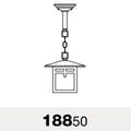 SNOC GLASGOW - CEILING MOUNTING WITH CHAIN OPEN BOTTOM SMALL FORMAT 18850 - Ceiling