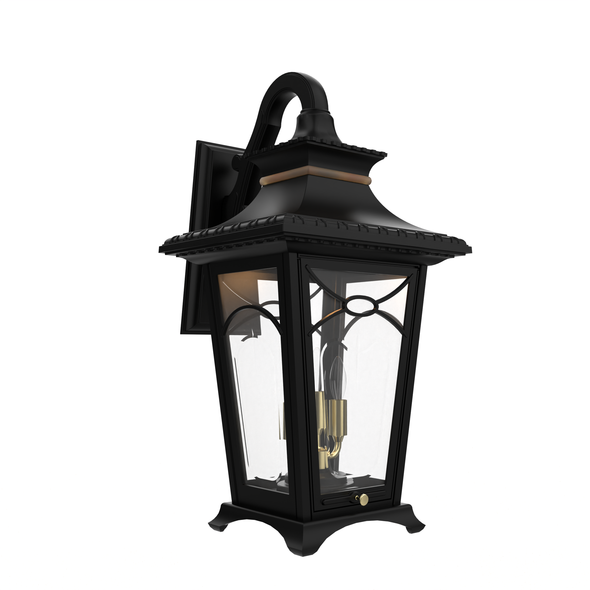 SNOC, BELLISSIMA - WALL MOUNTED DECORATIVE ARM DOWN CLOSED BOTTOM MEDIUM FORMAT 20121, OUTDOOR WALL LIGHTS