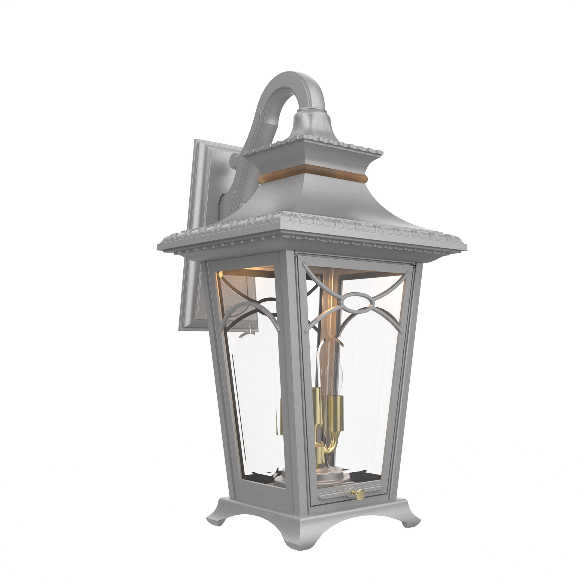 SNOC, BELLISSIMA - WALL MOUNTED DECORATIVE ARM DOWN CLOSED BOTTOM MEDIUM FORMAT 20121, OUTDOOR WALL LIGHTS