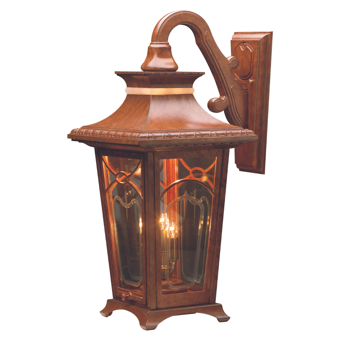 SNOC, BELLISSIMA - WALL MOUNTED DECORATIVE ARM DOWN CLOSED BOTTOM MEDIUM FORMAT 20121, OUTDOOR WALL LIGHTS