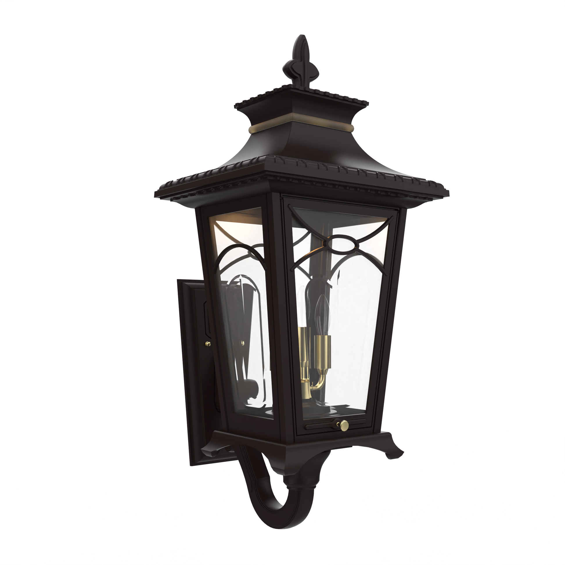 SNOC, BELLISSIMA - WALL MOUNTED DECORATIVE ARM UP MEDIUM FORMAT 20124, OUTDOOR WALL LIGHTS