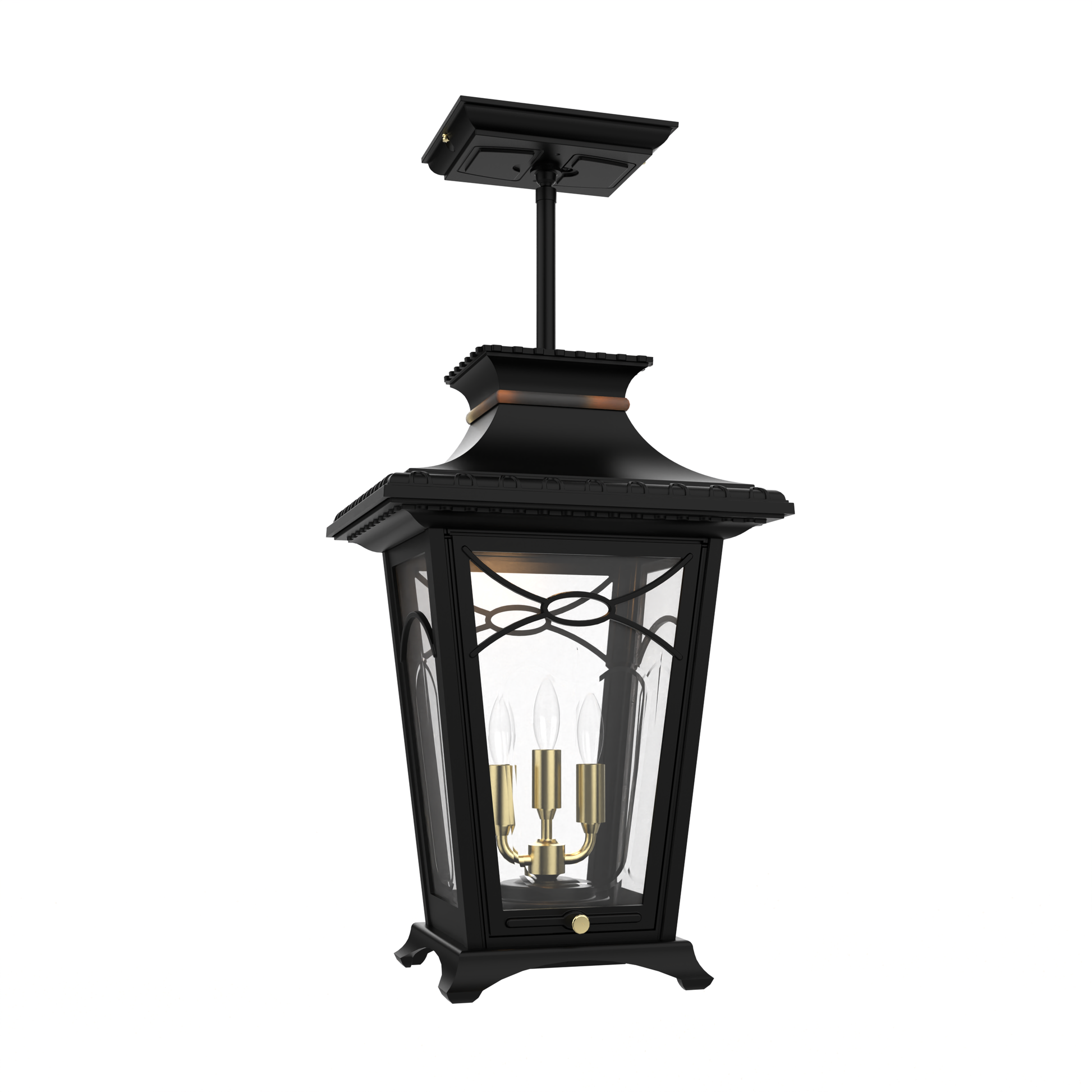 SNOC, BELLISSIMA - CEILING MOUNTING ON ROD CLOSED BOTTOM MEDIUM FORMAT 20150, OUTDOOR CEILING LIGHT