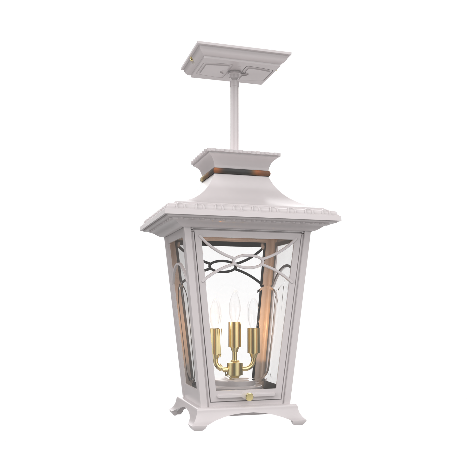 SNOC, BELLISSIMA - CEILING MOUNTING ON ROD CLOSED BOTTOM MEDIUM FORMAT 20150, OUTDOOR CEILING LIGHT