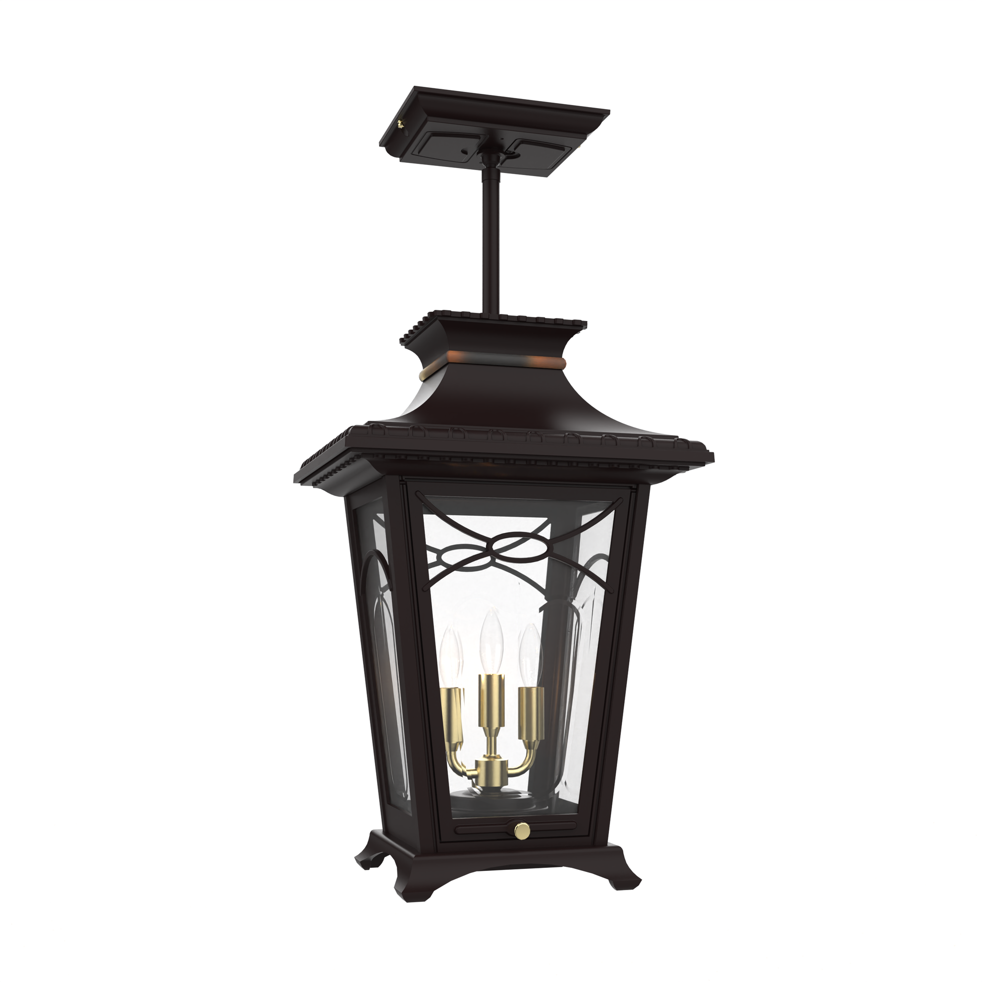 SNOC, BELLISSIMA - CEILING MOUNTING ON ROD CLOSED BOTTOM MEDIUM FORMAT 20150, OUTDOOR CEILING LIGHT