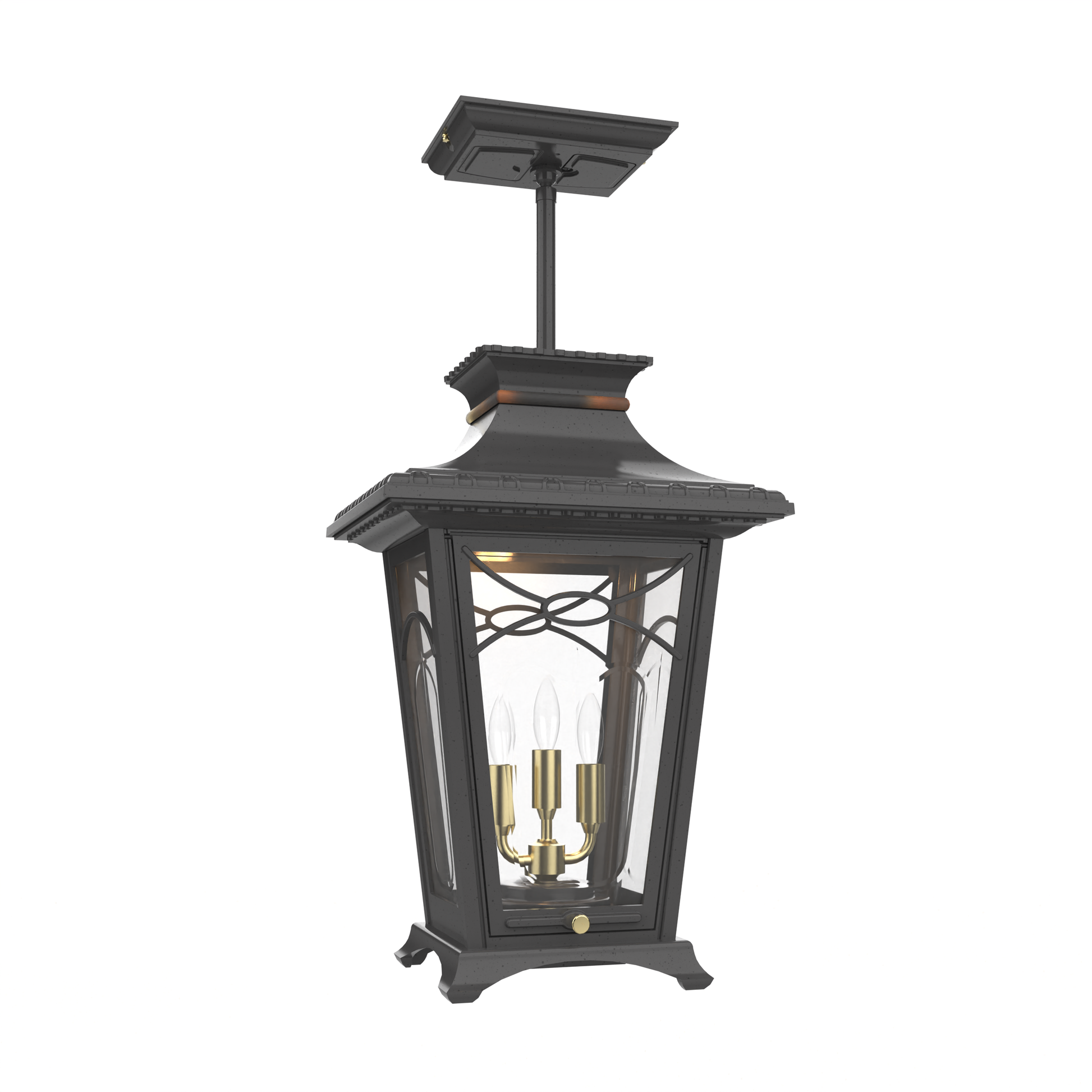 SNOC, BELLISSIMA - CEILING MOUNTING ON ROD CLOSED BOTTOM MEDIUM FORMAT 20150, OUTDOOR CEILING LIGHT
