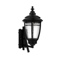 SNOC, PORTLAND - WALL MOUNT DECORATIVE ARM UP MEDIUM FORMAT 20284, OUTDOOR WALL LIGHTS