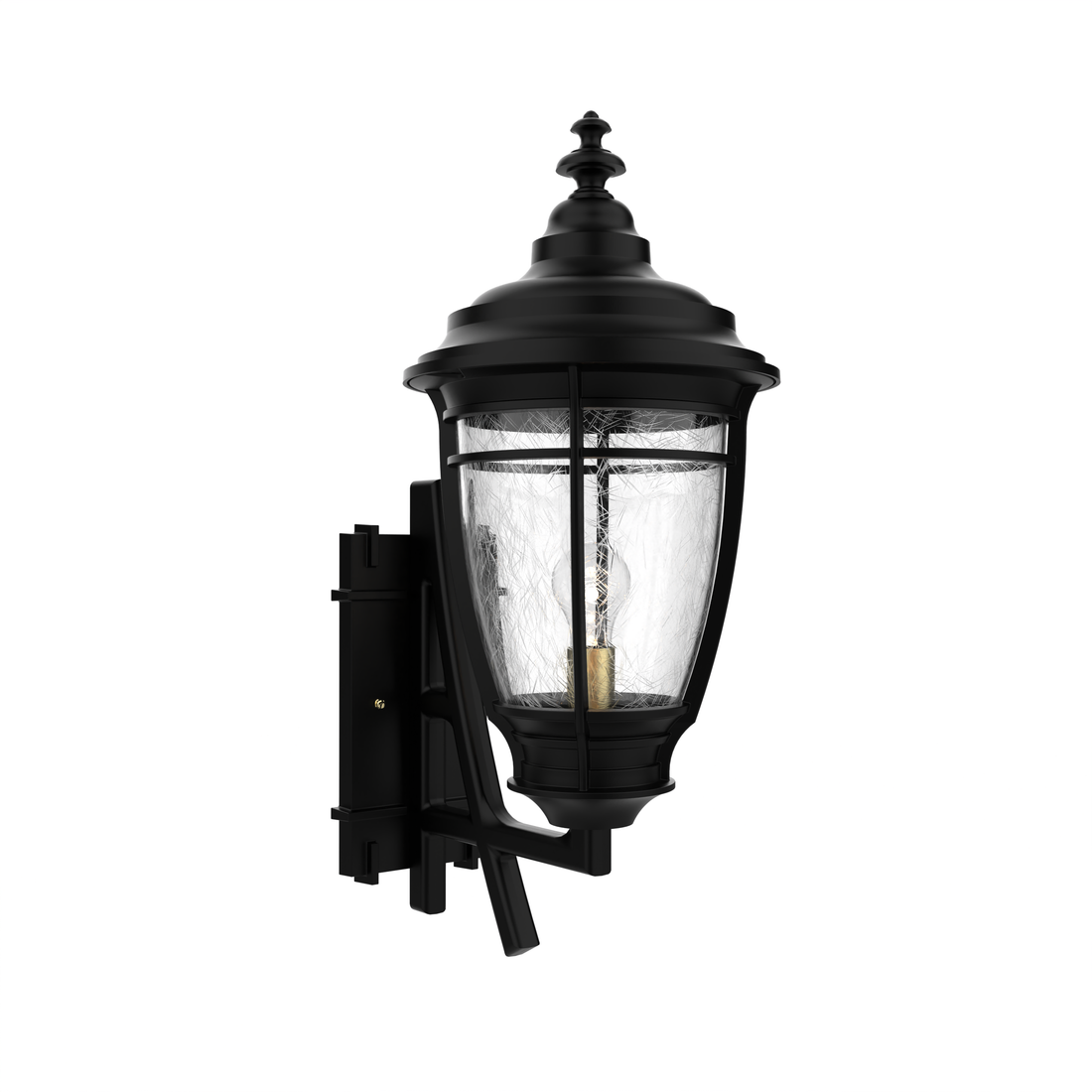 SNOC, PORTLAND - WALL MOUNT DECORATIVE ARM UP MEDIUM FORMAT 20284, OUTDOOR WALL LIGHTS