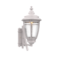 SNOC, PORTLAND - WALL MOUNT DECORATIVE ARM UP MEDIUM FORMAT 20284, OUTDOOR WALL LIGHTS