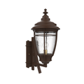 SNOC, PORTLAND - WALL MOUNT DECORATIVE ARM UP MEDIUM FORMAT 20284, OUTDOOR WALL LIGHTS