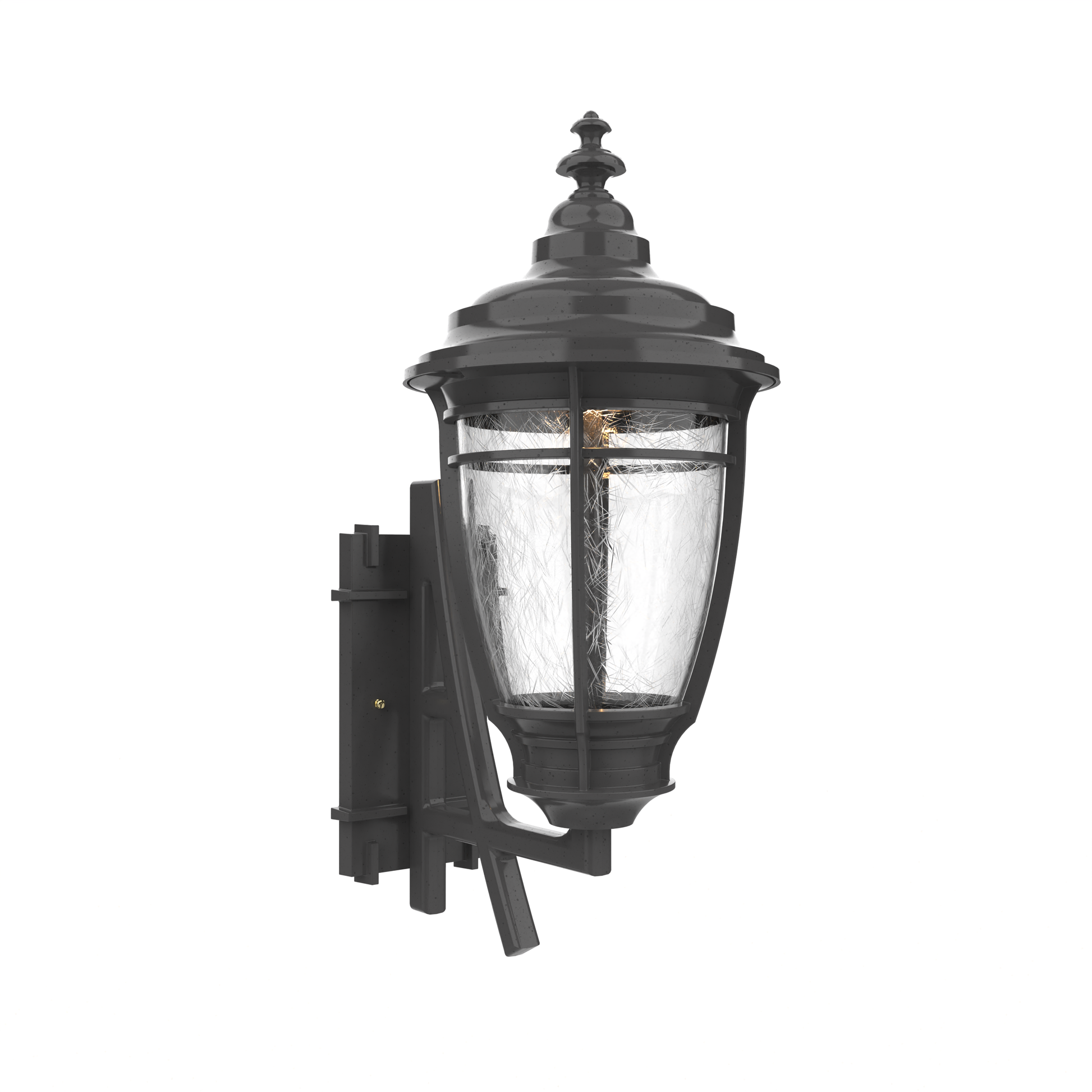 SNOC, PORTLAND - WALL MOUNT DECORATIVE ARM UP MEDIUM FORMAT 20284, OUTDOOR WALL LIGHTS