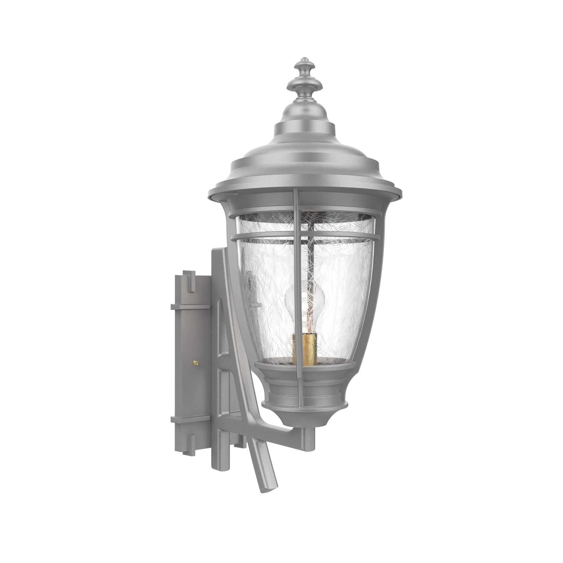 SNOC, PORTLAND - WALL MOUNT DECORATIVE ARM UP MEDIUM FORMAT 20284, OUTDOOR WALL LIGHTS