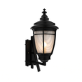 SNOC, PORTLAND - WALL MOUNT DECORATIVE ARM UP MEDIUM FORMAT 20284, OUTDOOR WALL LIGHTS