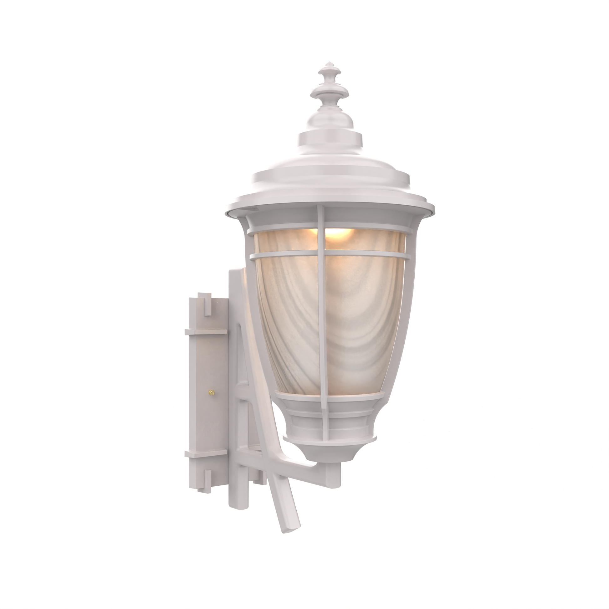 SNOC, PORTLAND - WALL MOUNT DECORATIVE ARM UP MEDIUM FORMAT 20284, OUTDOOR WALL LIGHTS
