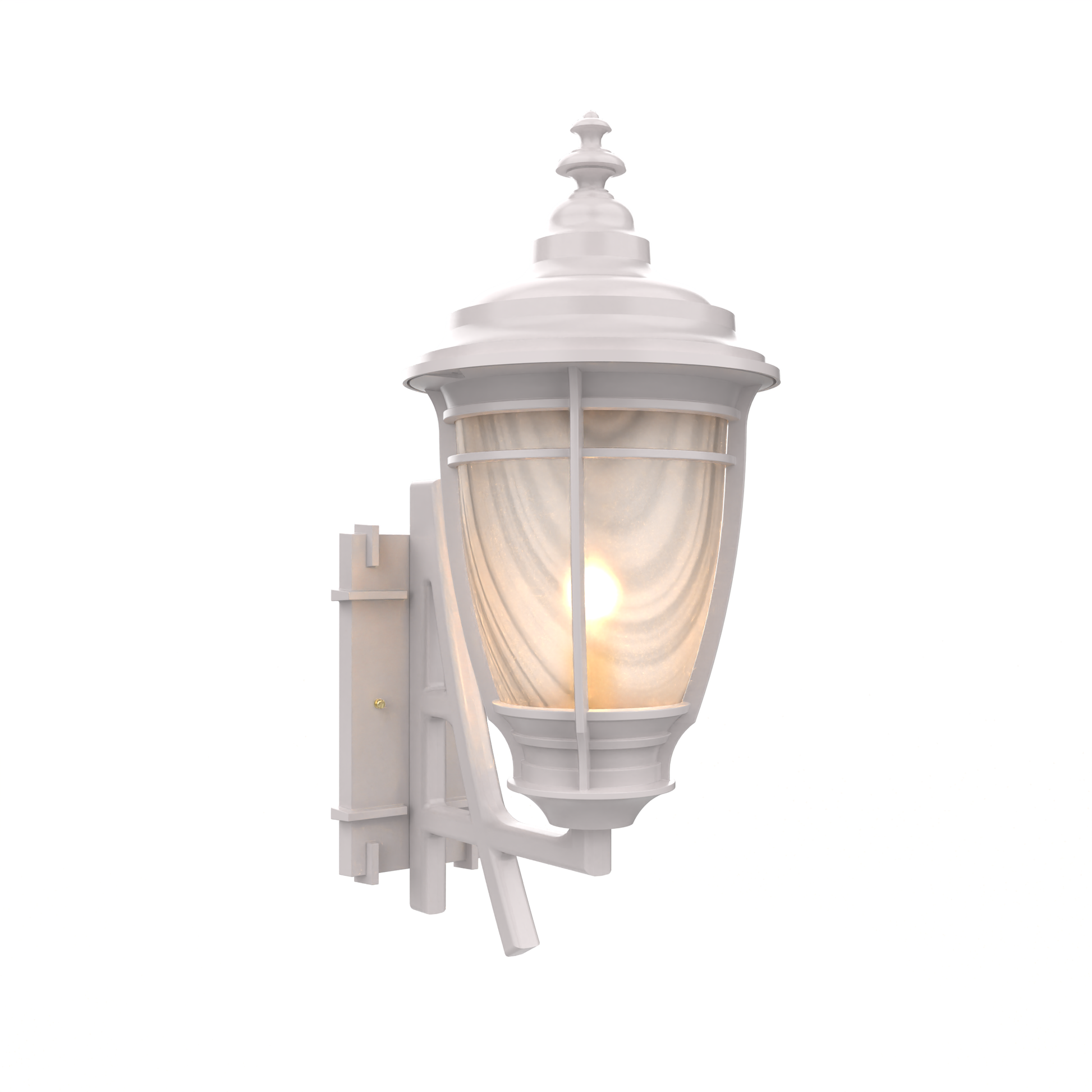 SNOC, PORTLAND - WALL MOUNT DECORATIVE ARM UP MEDIUM FORMAT 20284, OUTDOOR WALL LIGHTS
