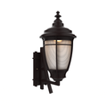 SNOC, PORTLAND - WALL MOUNT DECORATIVE ARM UP MEDIUM FORMAT 20284, OUTDOOR WALL LIGHTS
