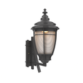 SNOC, PORTLAND - WALL MOUNT DECORATIVE ARM UP MEDIUM FORMAT 20284, OUTDOOR WALL LIGHTS