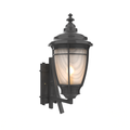SNOC, PORTLAND - WALL MOUNT DECORATIVE ARM UP MEDIUM FORMAT 20284, OUTDOOR WALL LIGHTS