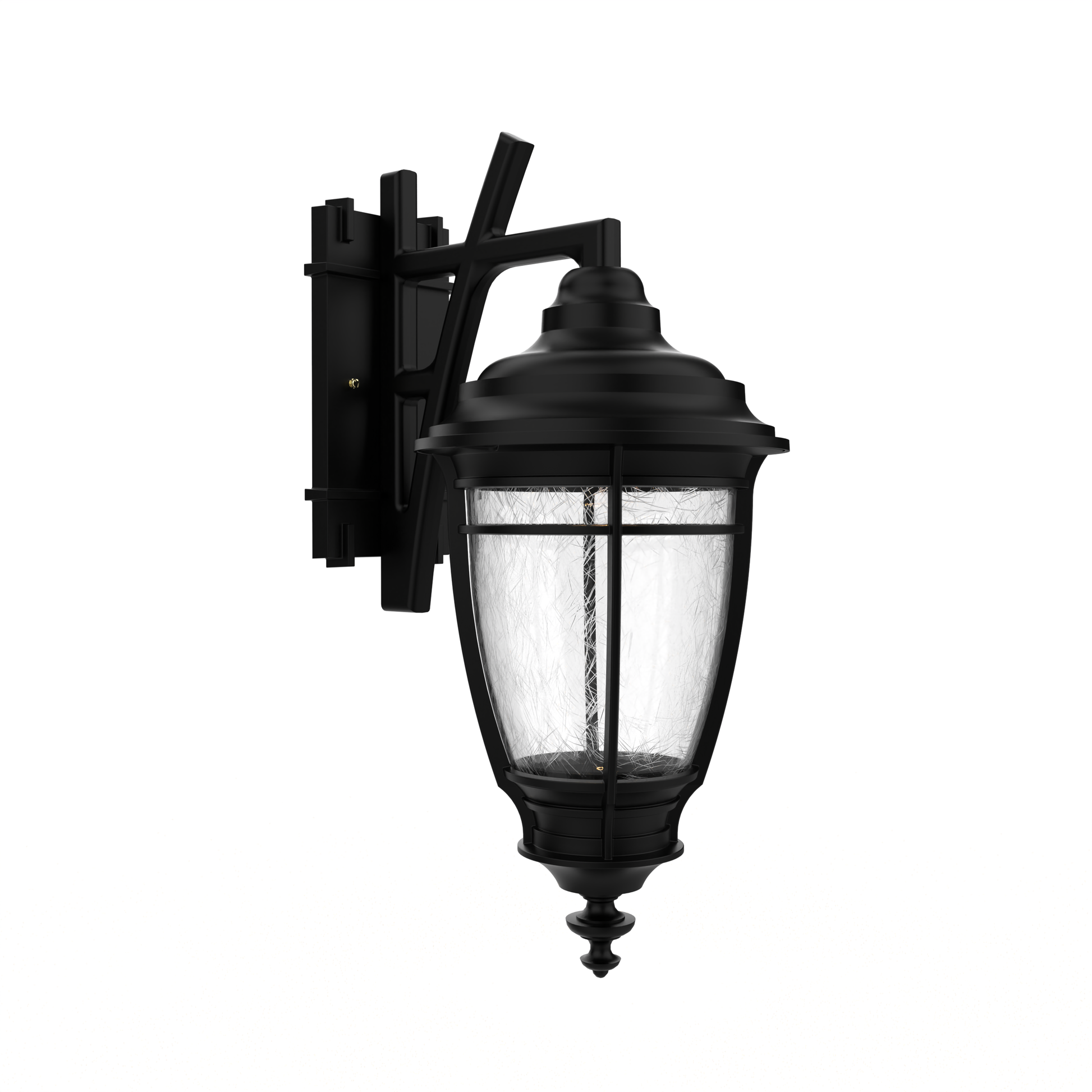 SNOC, PORTLAND - WALL MOUNT DECORATIVE ARM DOWN MEDIUM CLOSED BOTTOM 20285, OUTDOOR WALL LIGHTS