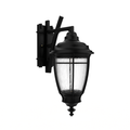 SNOC, PORTLAND - WALL MOUNT DECORATIVE ARM DOWN MEDIUM CLOSED BOTTOM 20285, OUTDOOR WALL LIGHTS