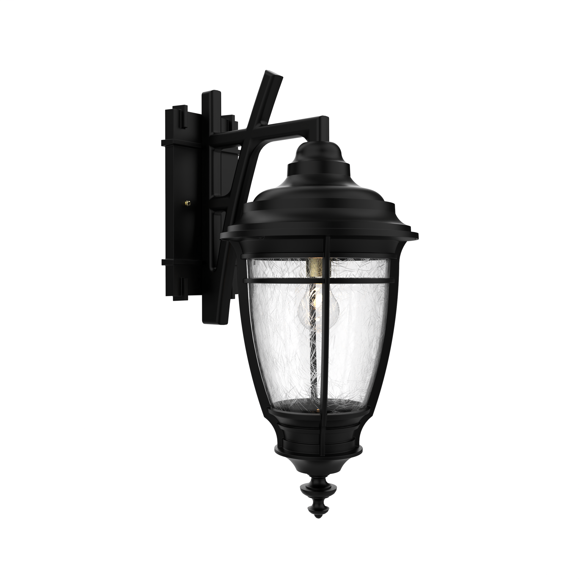 SNOC, PORTLAND - WALL MOUNT DECORATIVE ARM DOWN MEDIUM CLOSED BOTTOM 20285, OUTDOOR WALL LIGHTS