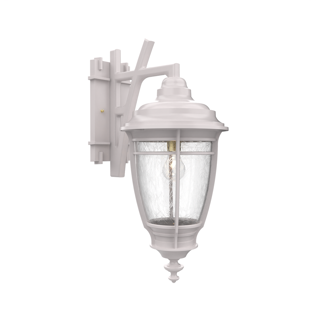 SNOC, PORTLAND - WALL MOUNT DECORATIVE ARM DOWN MEDIUM CLOSED BOTTOM 20285, OUTDOOR WALL LIGHTS