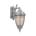 SNOC, PORTLAND - WALL MOUNT DECORATIVE ARM DOWN MEDIUM CLOSED BOTTOM 20285, OUTDOOR WALL LIGHTS