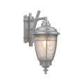 SNOC, PORTLAND - WALL MOUNT DECORATIVE ARM DOWN MEDIUM CLOSED BOTTOM 20285, OUTDOOR WALL LIGHTS