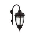 SNOC, PORTLAND - WALL MOUNT WITH CANE DOWN MEDIUM CLOSED BOTTOM 20299, OUTDOOR WALL LIGHTS