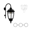 SNOC PORTLAND - TWO-HEAD MOUNT AND CENTER HEAD WITH CANE DOWN CLOSED BOTTOM FOR MEDIUM POST 20299 2A1 - Post