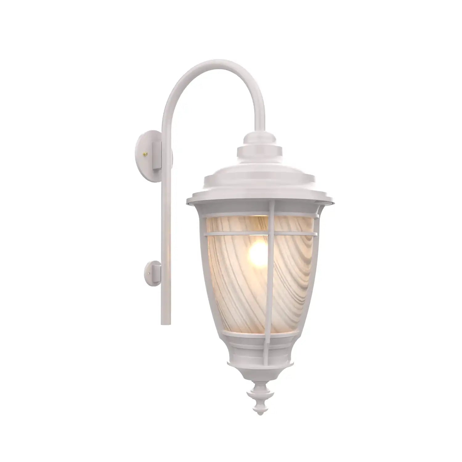 SNOC, PORTLAND - WALL MOUNT WITH CANE DOWN MEDIUM CLOSED BOTTOM 20299, OUTDOOR WALL LIGHTS