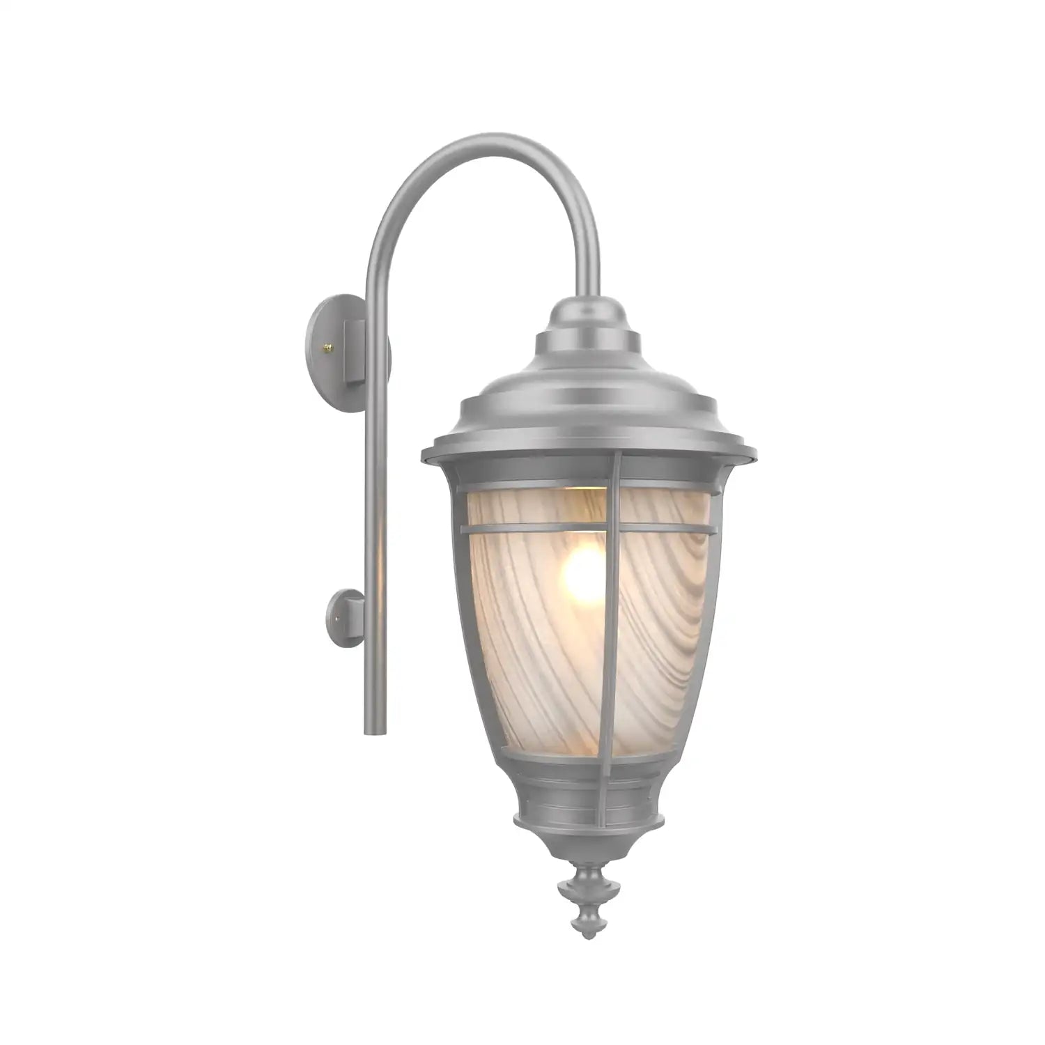 SNOC, PORTLAND - WALL MOUNT WITH CANE DOWN MEDIUM CLOSED BOTTOM 20299, OUTDOOR WALL LIGHTS