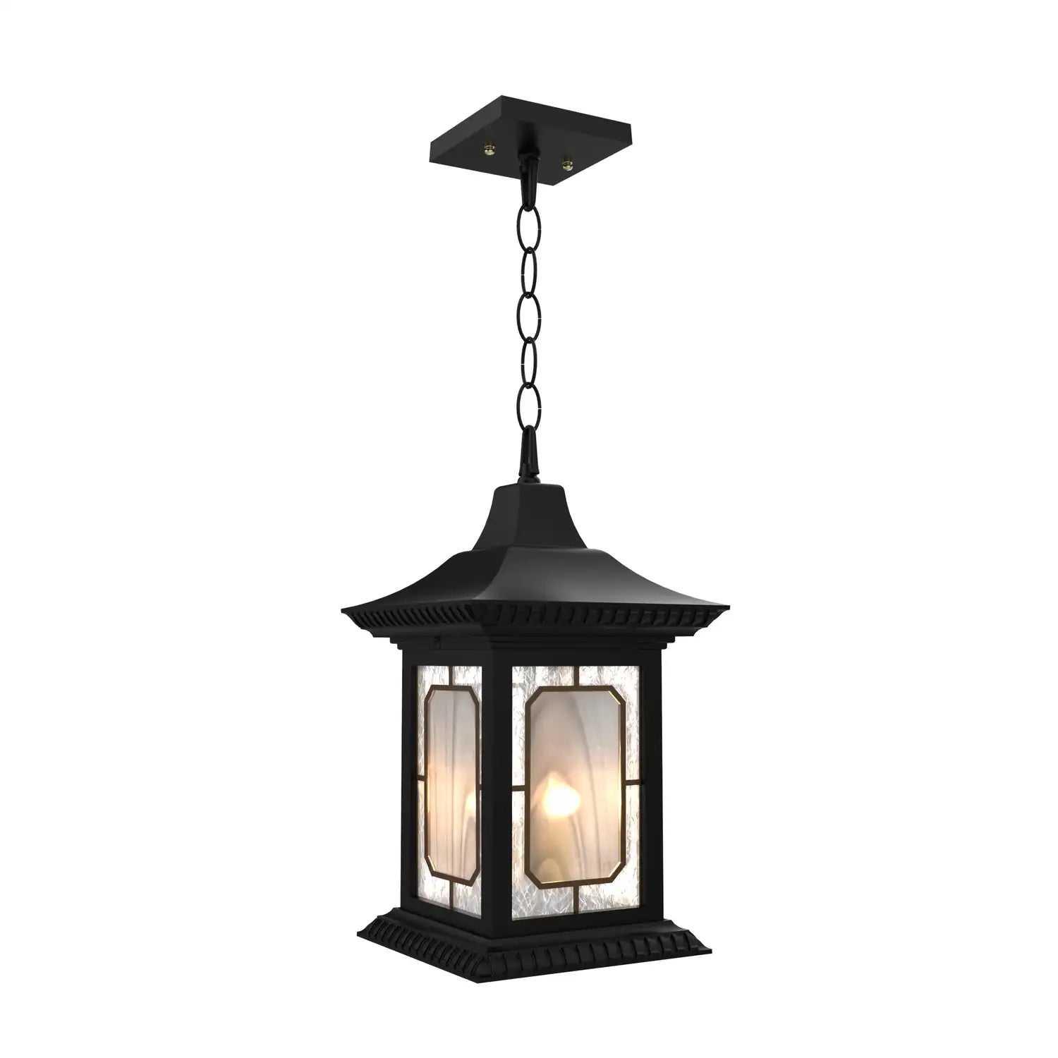 SNOC, SALZBURG - CEILING MOUNTING WITH CHAIN OPEN BOTTOM MEDIUM FORMAT 20850, OUTDOOR CEILING LIGHT