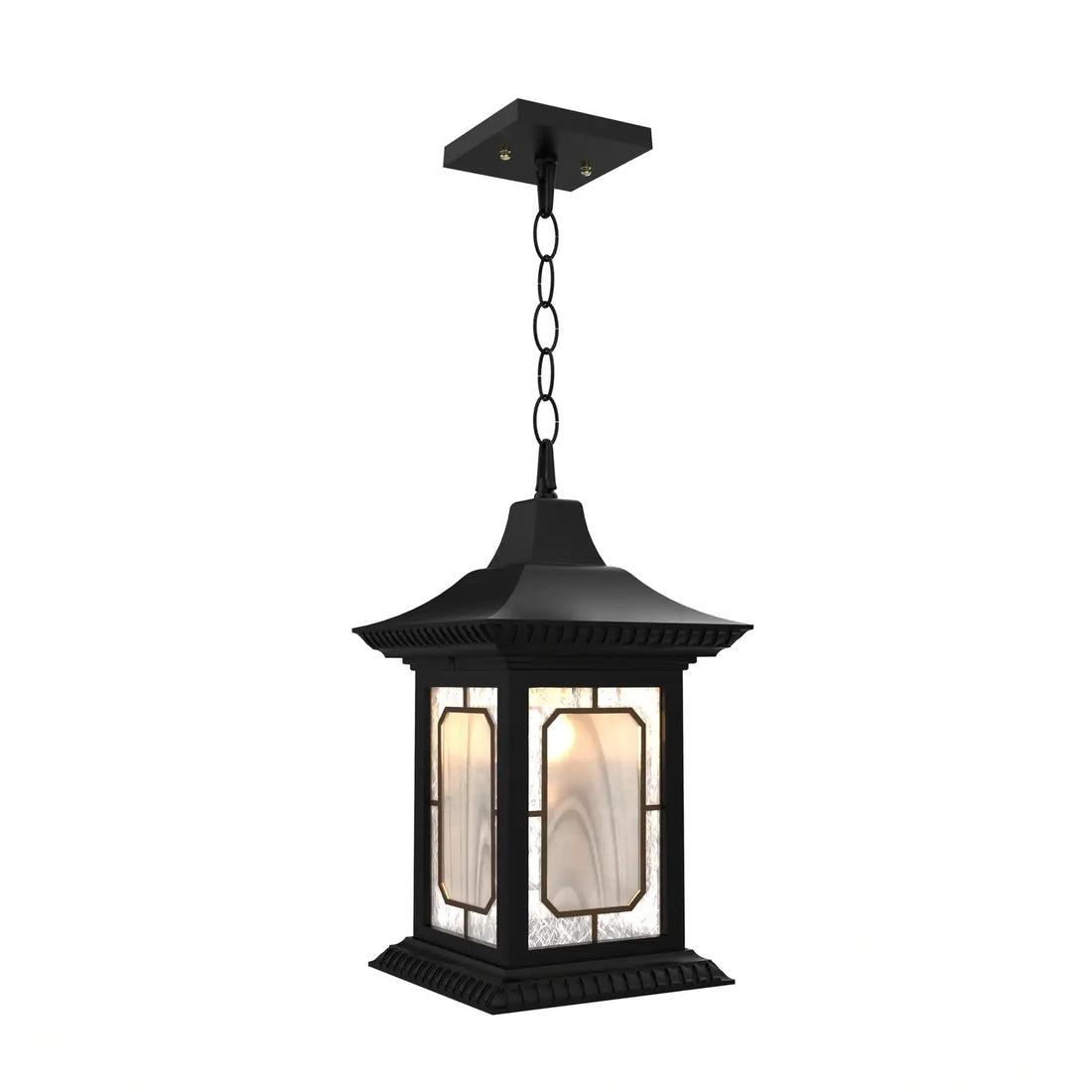 SNOC, SALZBURG - CEILING MOUNTING WITH CHAIN OPEN BOTTOM MEDIUM FORMAT 20850, OUTDOOR CEILING LIGHT