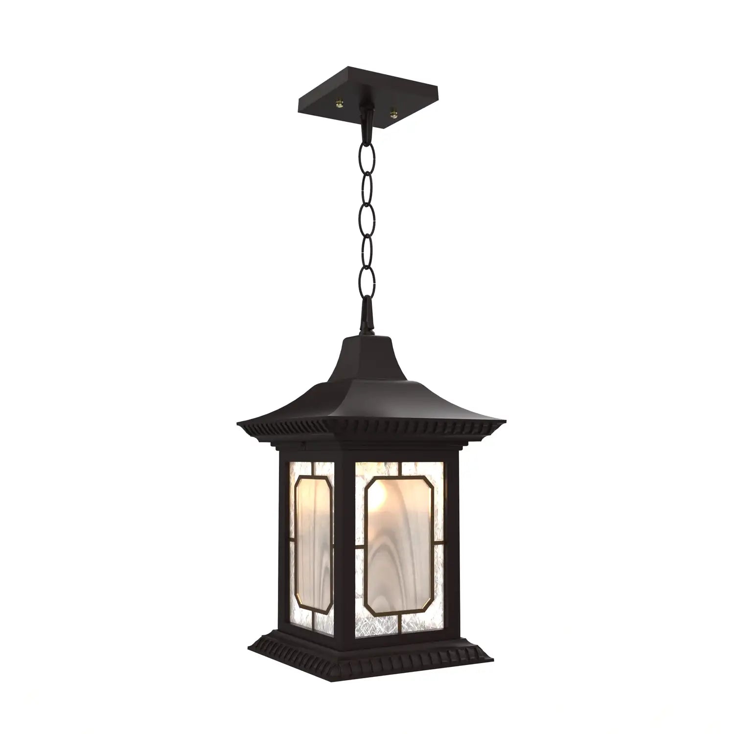 SNOC, SALZBURG - CEILING MOUNTING WITH CHAIN OPEN BOTTOM MEDIUM FORMAT 20850, OUTDOOR CEILING LIGHT