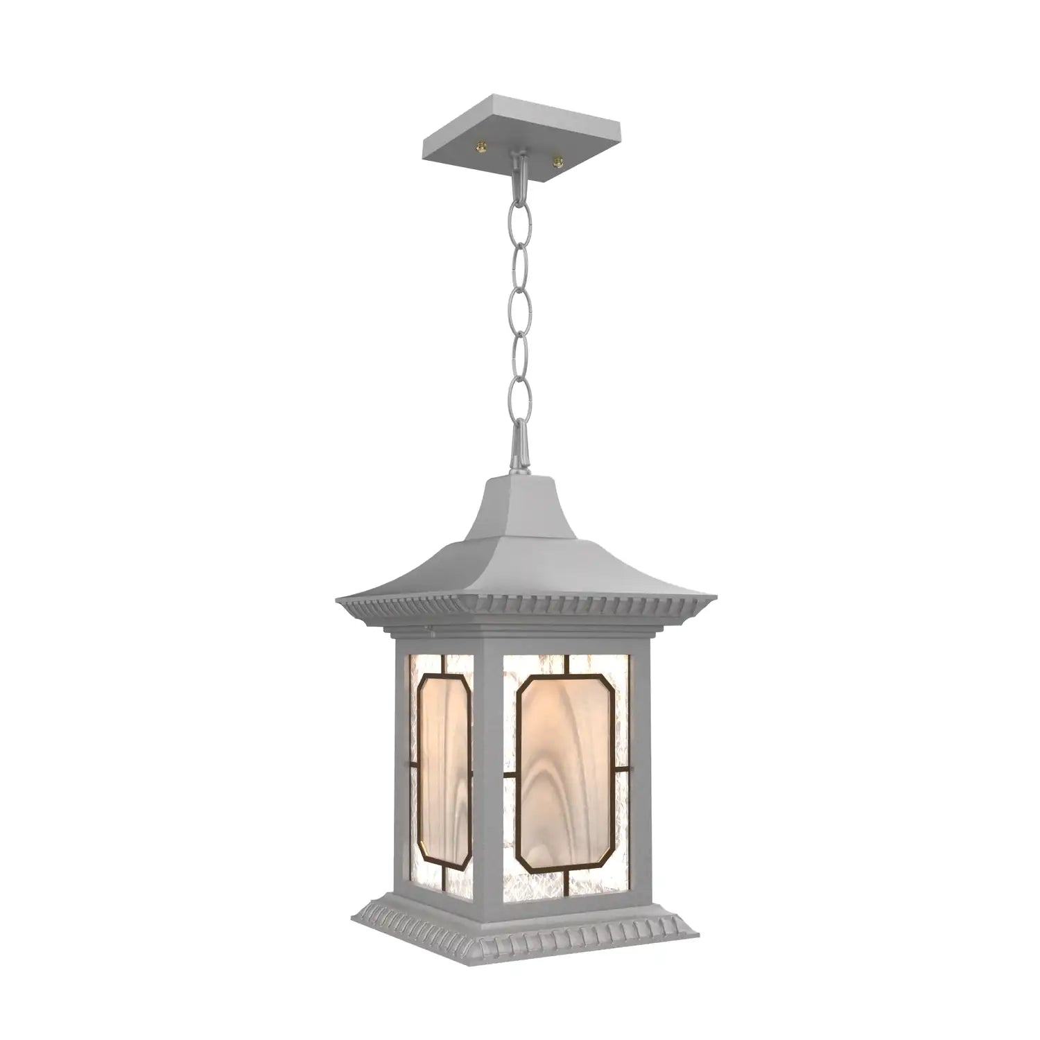 SNOC, SALZBURG - CEILING MOUNTING WITH CHAIN OPEN BOTTOM MEDIUM FORMAT 20850, OUTDOOR CEILING LIGHT