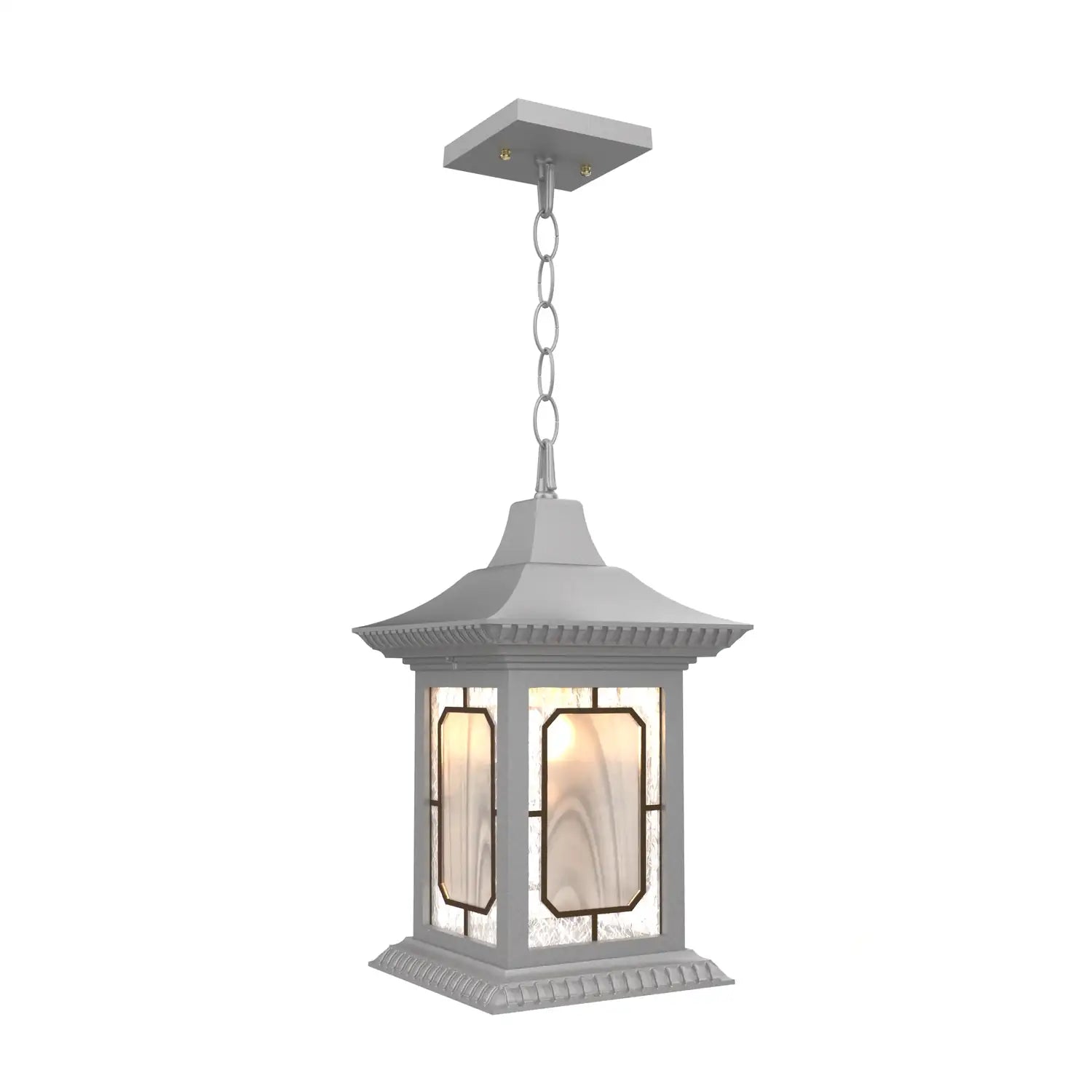 SNOC, SALZBURG - CEILING MOUNTING WITH CHAIN OPEN BOTTOM MEDIUM FORMAT 20850, OUTDOOR CEILING LIGHT