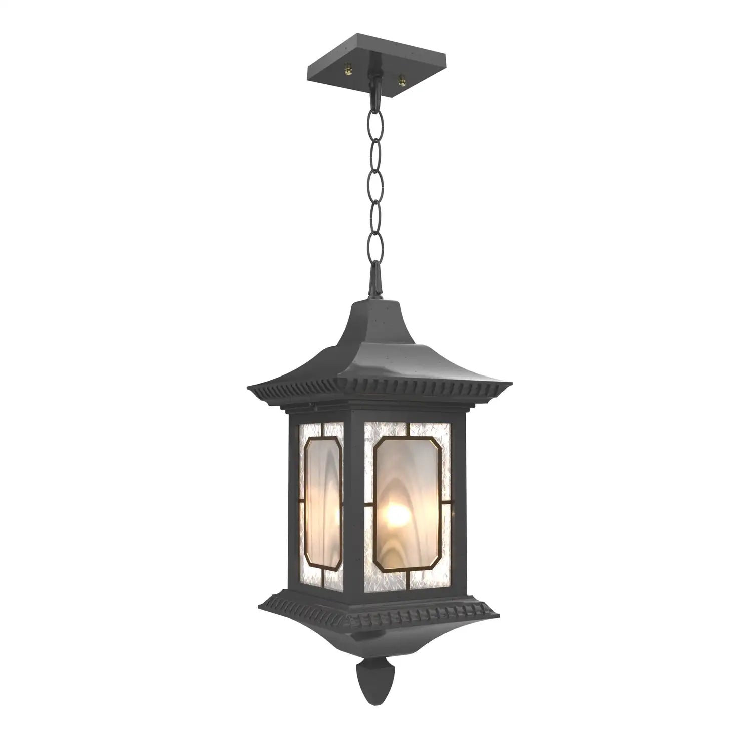 SNOC, SALZBURG - CEILING MOUNTING WITH CHAIN CLOSED BOTTOM MEDIUM FORMAT 20855, OUTDOOR CEILING LIGHT