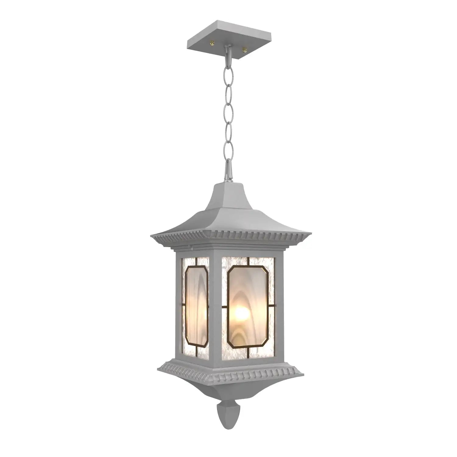 SNOC, SALZBURG - CEILING MOUNTING WITH CHAIN CLOSED BOTTOM MEDIUM FORMAT 20855, OUTDOOR CEILING LIGHT