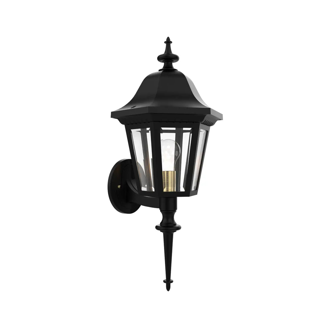 SNOC, MANOR - WALL MOUNT UP WITH MEDIUM ROD 21220, OUTDOOR WALL LIGHTS