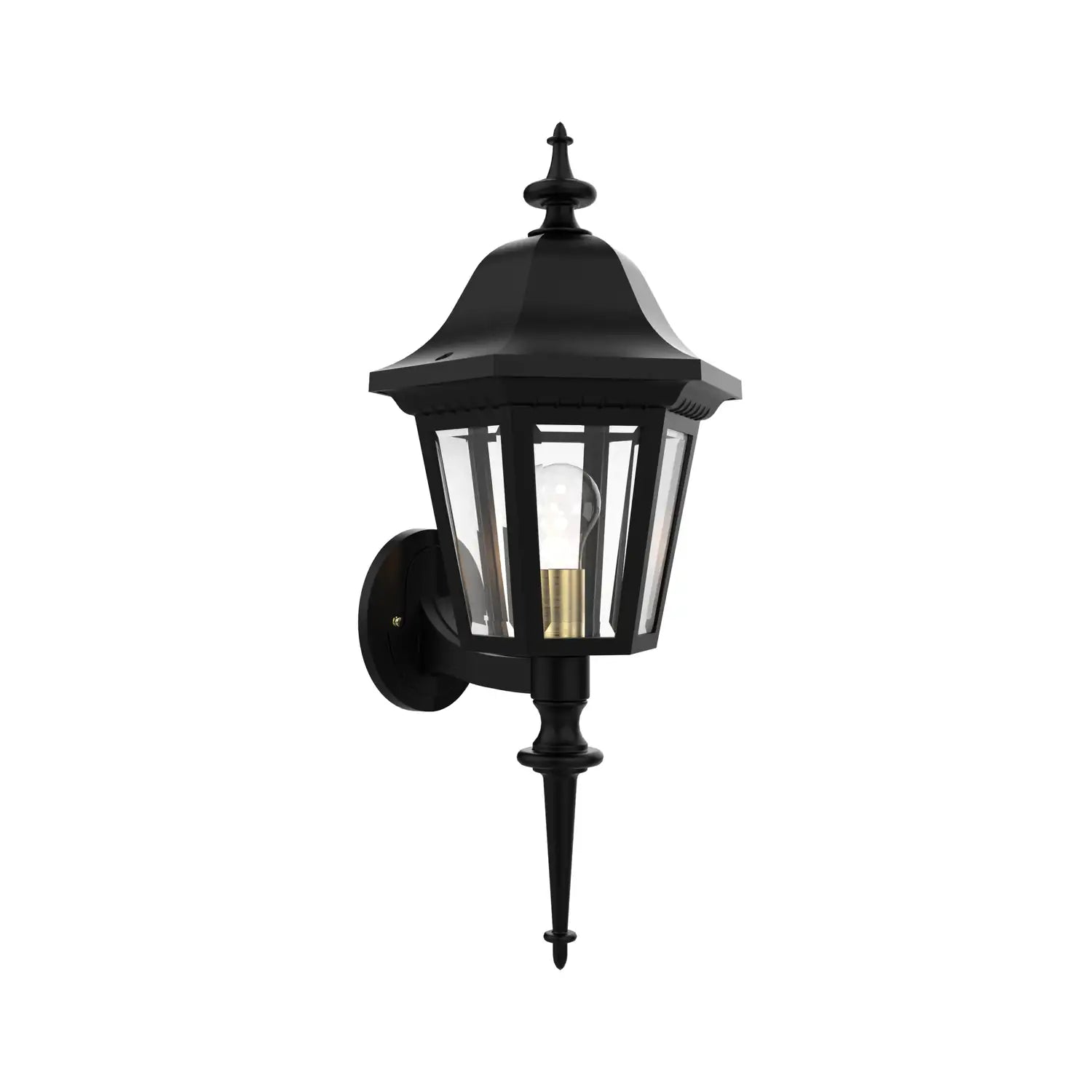 SNOC, MANOR - WALL MOUNT UP WITH MEDIUM ROD 21220, OUTDOOR WALL LIGHTS