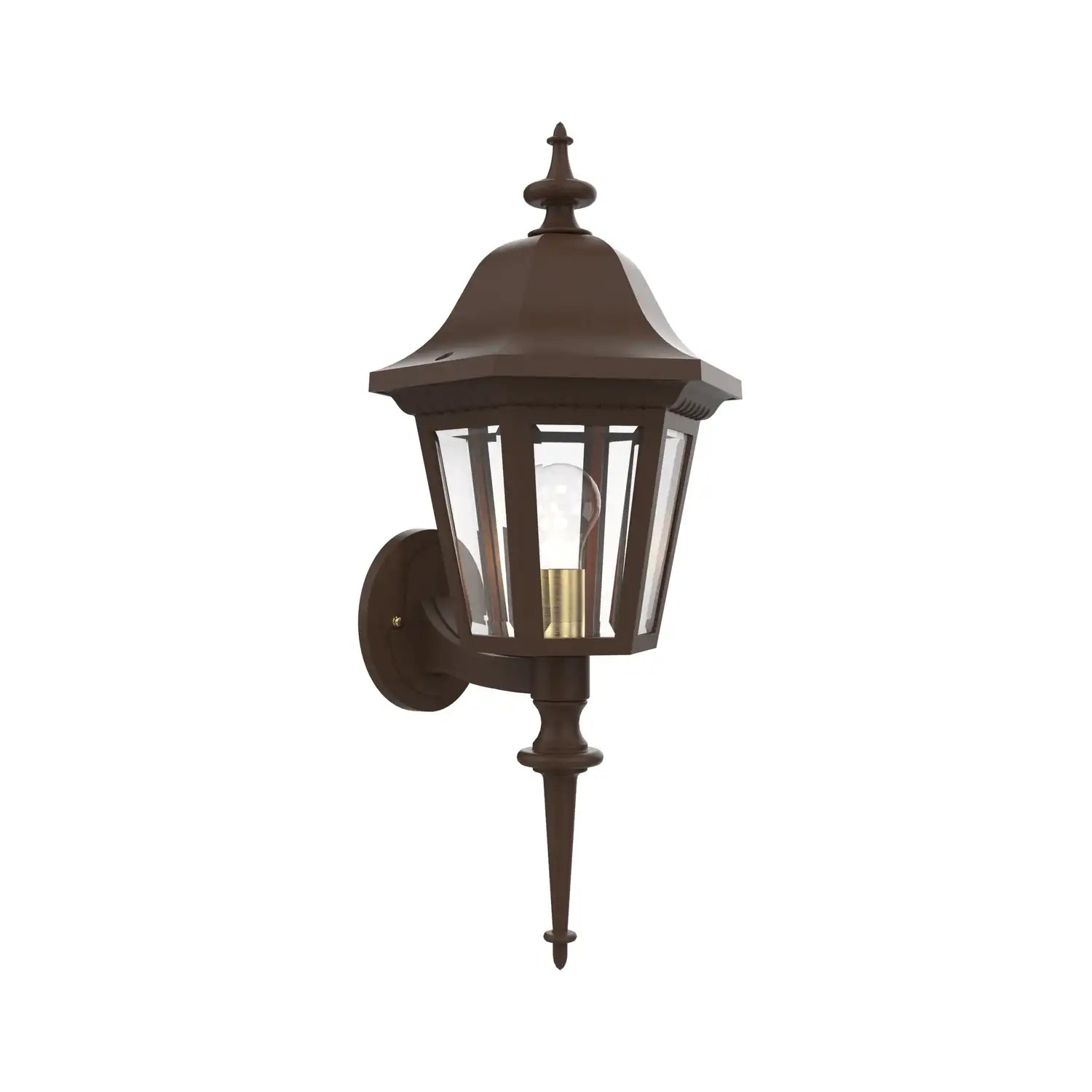 SNOC, MANOR - WALL MOUNT UP WITH MEDIUM ROD 21220, OUTDOOR WALL LIGHTS