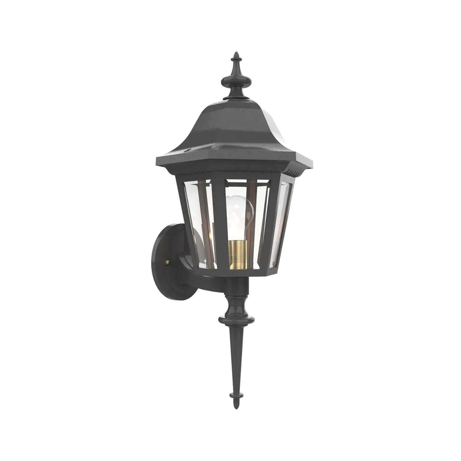 SNOC, MANOR - WALL MOUNT UP WITH MEDIUM ROD 21220, OUTDOOR WALL LIGHTS